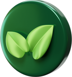 Eco Leaf 3D Icon